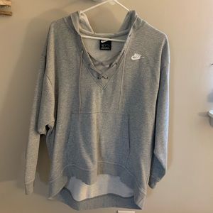 GENTLY WORN Medium Gray Nike Hoodie